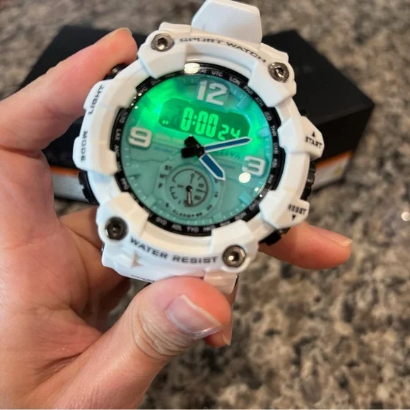 Activa Vextron X Invicta Digital Men's Watch - 52mm, White - Picture 5 of 8